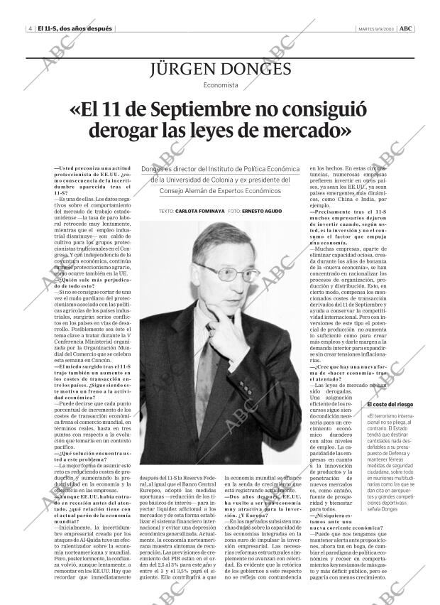 ABC MADRID 09-09-2003 página 4
