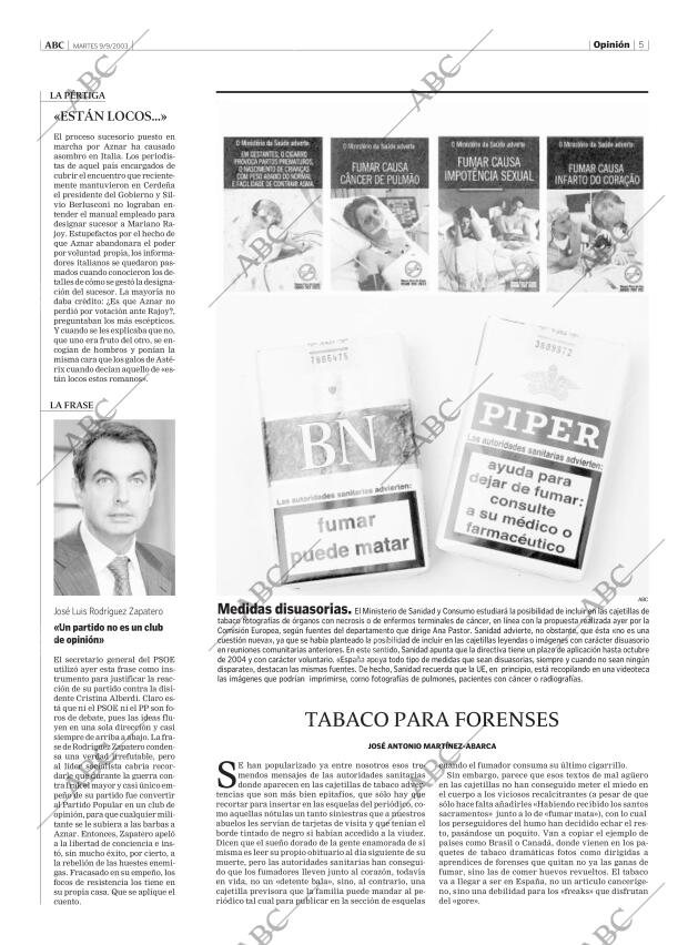 ABC MADRID 09-09-2003 página 5