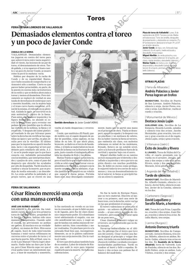 ABC MADRID 09-09-2003 página 57