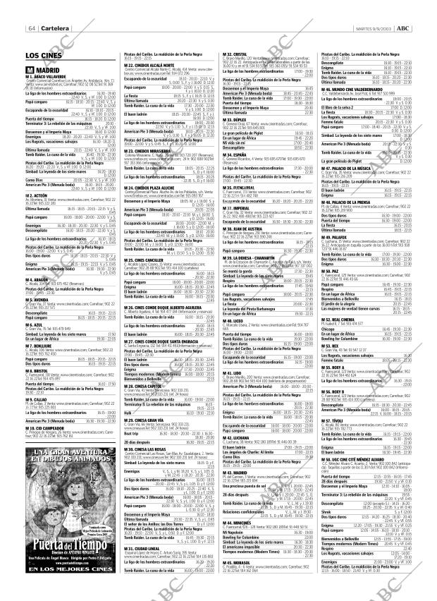 ABC MADRID 09-09-2003 página 64