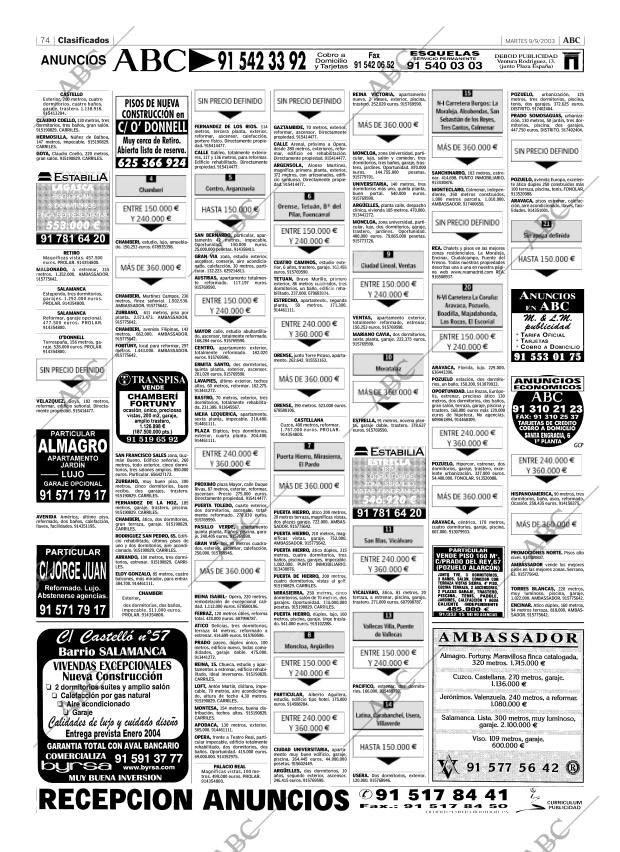 ABC MADRID 09-09-2003 página 74