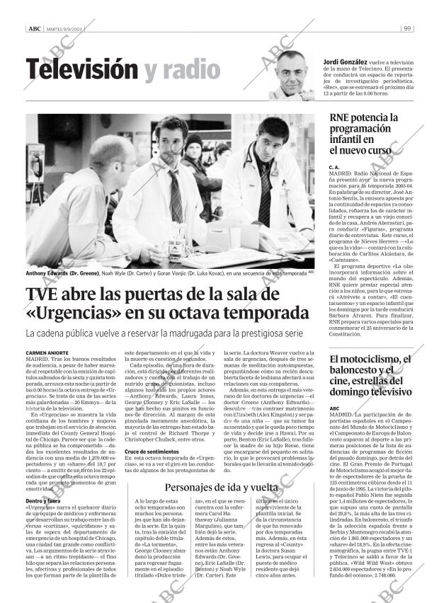 ABC MADRID 09-09-2003 página 99