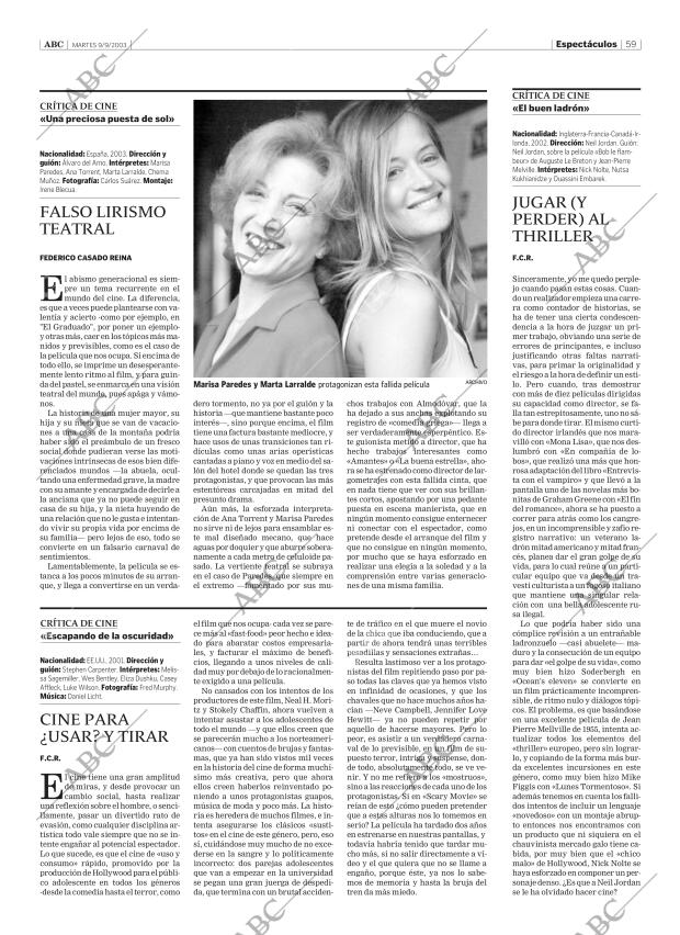 ABC SEVILLA 09-09-2003 página 59