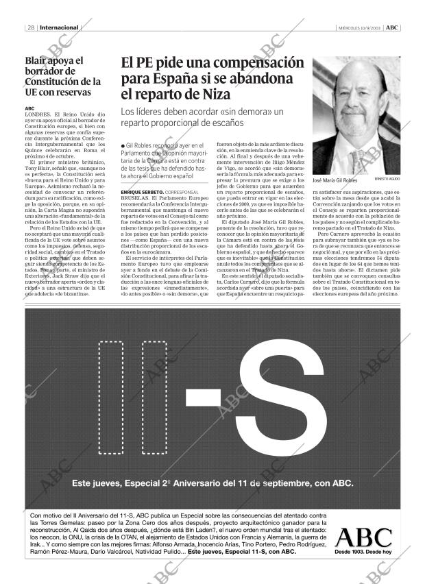 ABC MADRID 10-09-2003 página 28