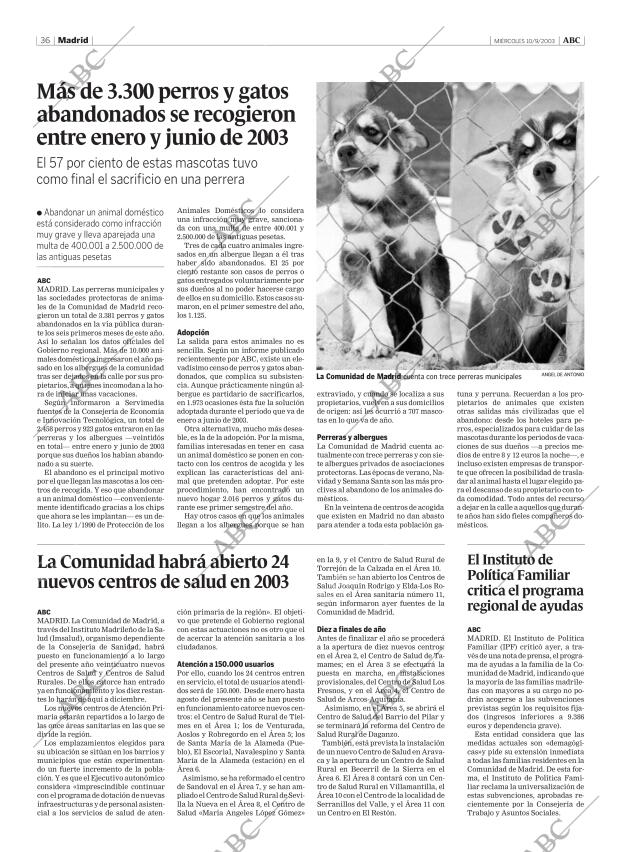 ABC MADRID 10-09-2003 página 36