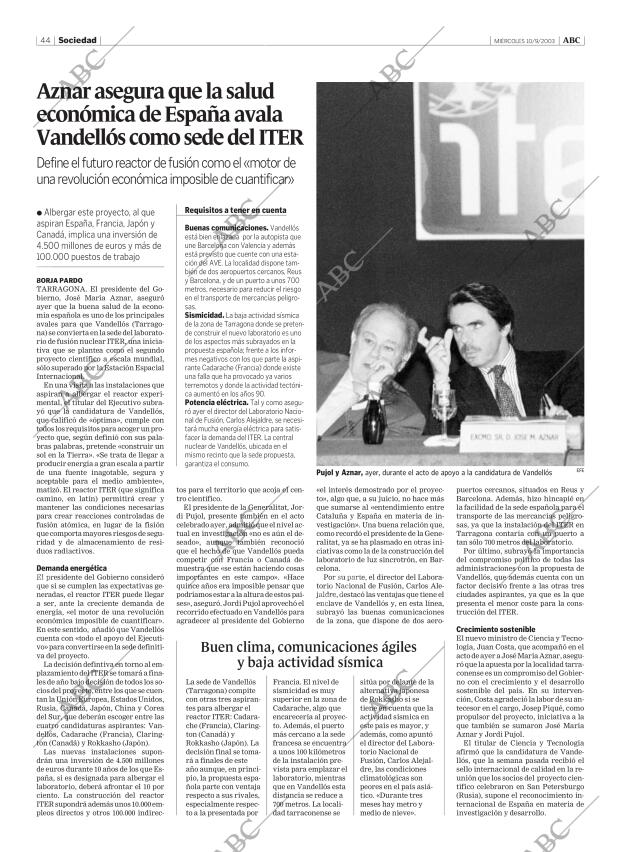 ABC MADRID 10-09-2003 página 44