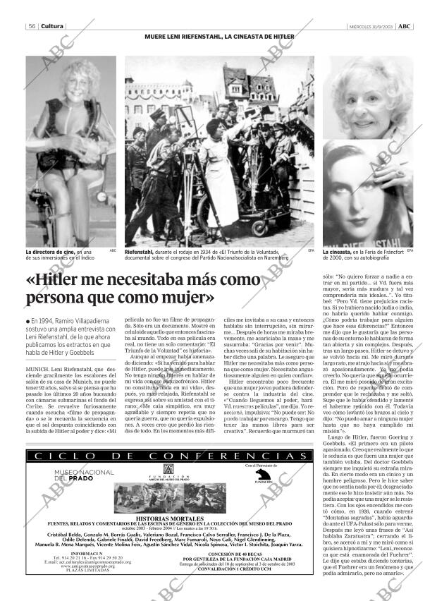 ABC MADRID 10-09-2003 página 56