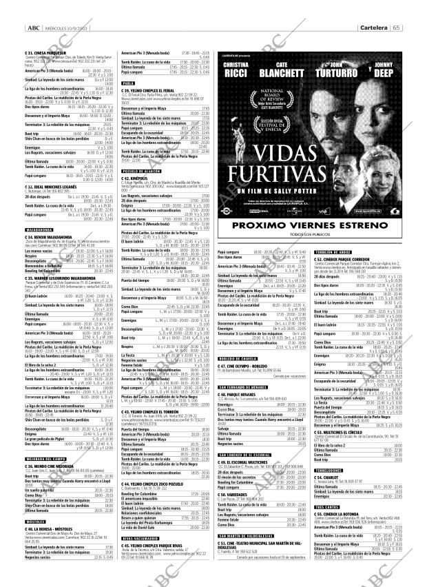 ABC MADRID 10-09-2003 página 65