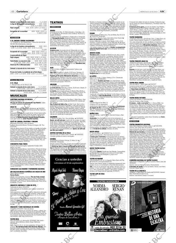 ABC MADRID 10-09-2003 página 66