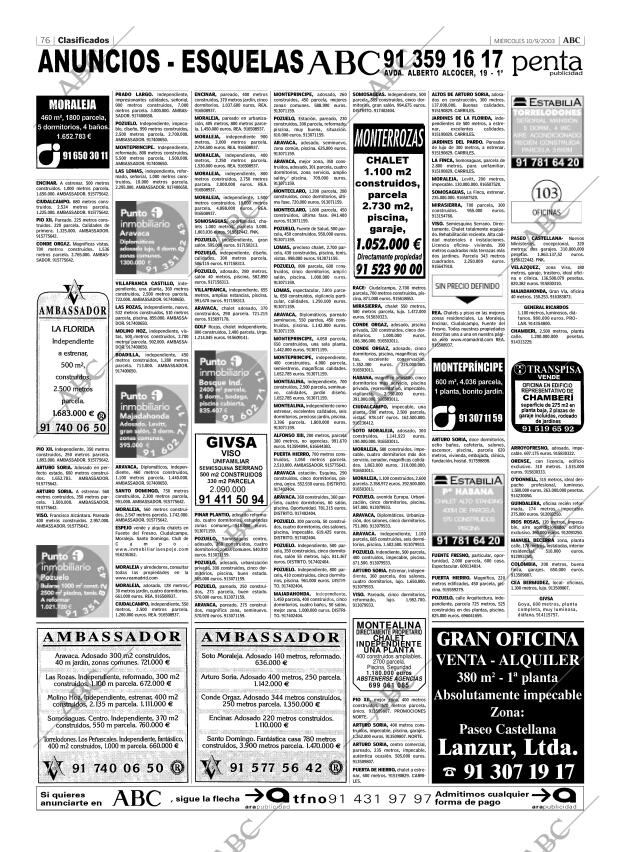 ABC MADRID 10-09-2003 página 76