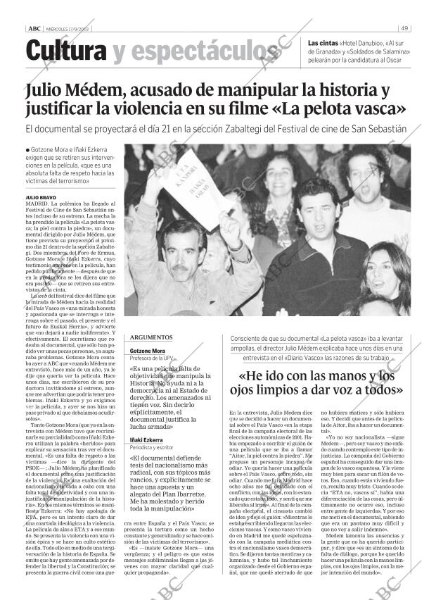 ABC MADRID 17-09-2003 página 49