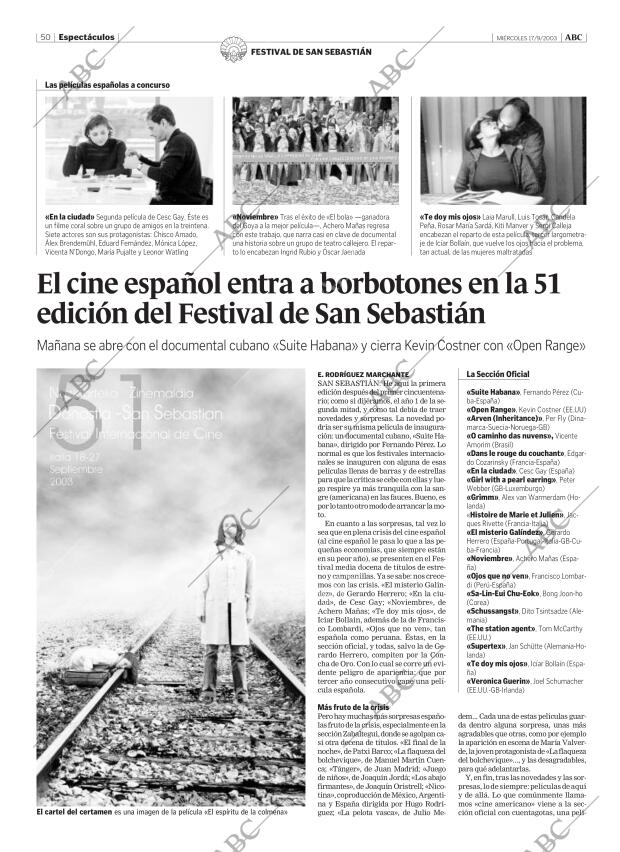 ABC MADRID 17-09-2003 página 50