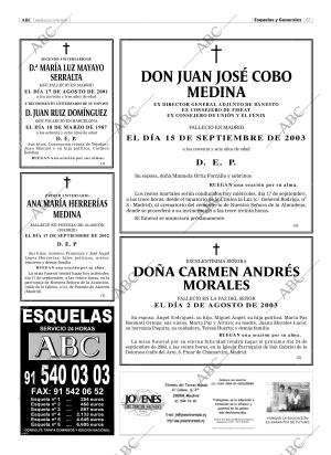 ABC MADRID 17-09-2003 página 67
