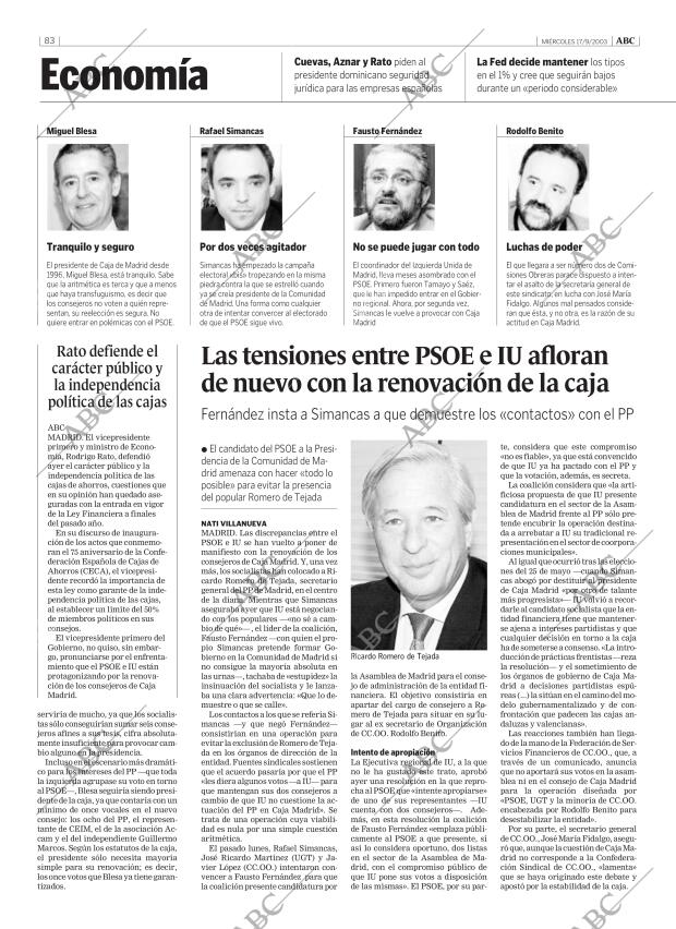 ABC MADRID 17-09-2003 página 83