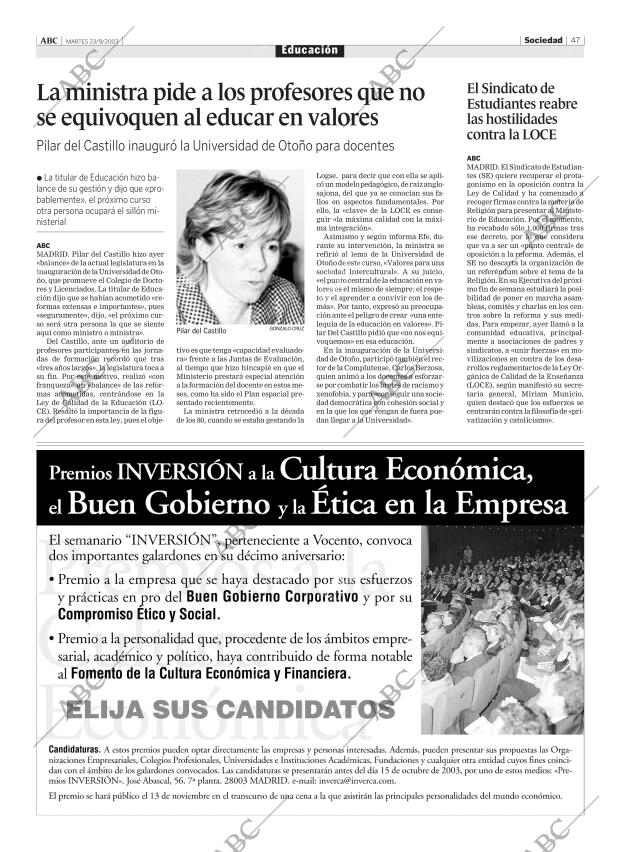 ABC MADRID 23-09-2003 página 47