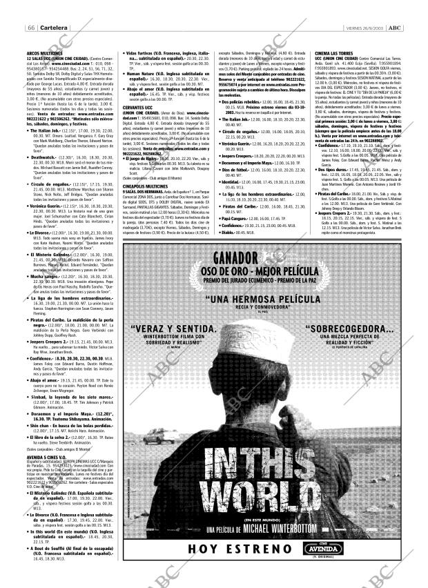 ABC SEVILLA 26-09-2003 página 66