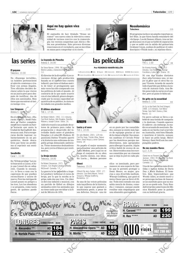 ABC MADRID 28-09-2003 página 109