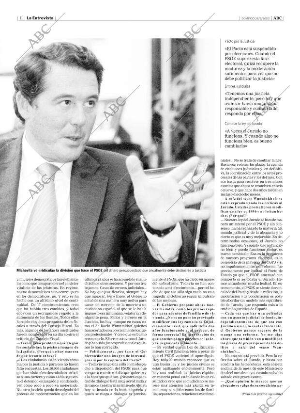 ABC MADRID 28-09-2003 página 11