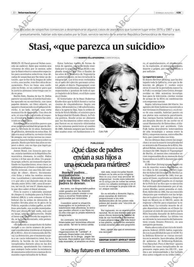 ABC MADRID 28-09-2003 página 30