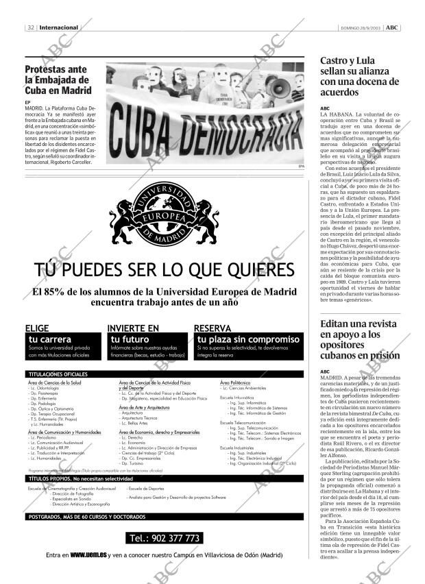 ABC MADRID 28-09-2003 página 32