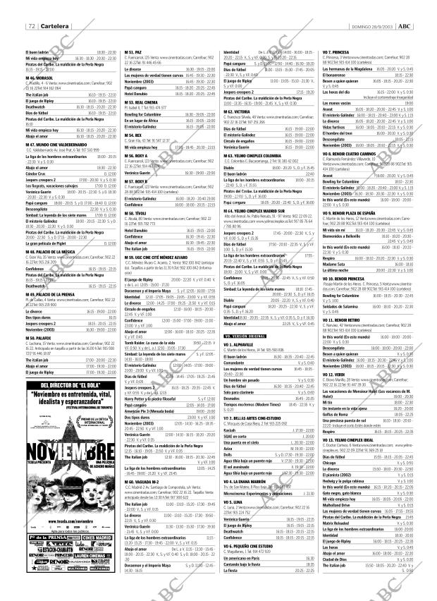 ABC MADRID 28-09-2003 página 72