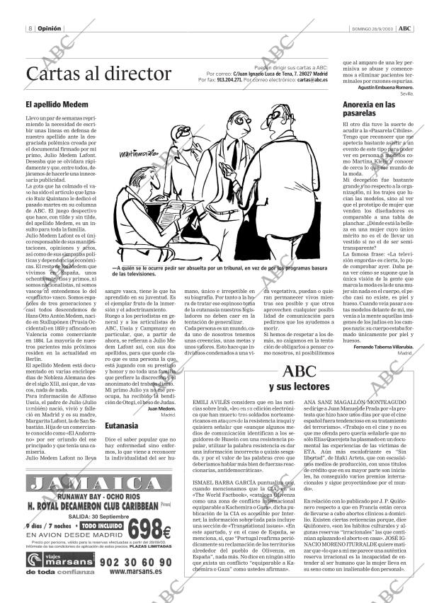 ABC MADRID 28-09-2003 página 8