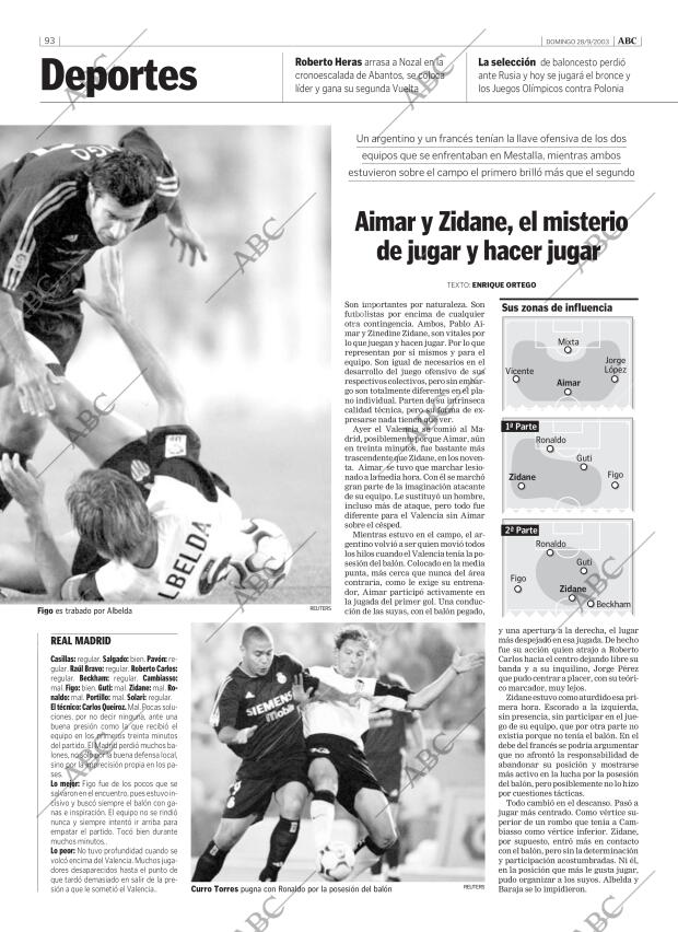 ABC MADRID 28-09-2003 página 93