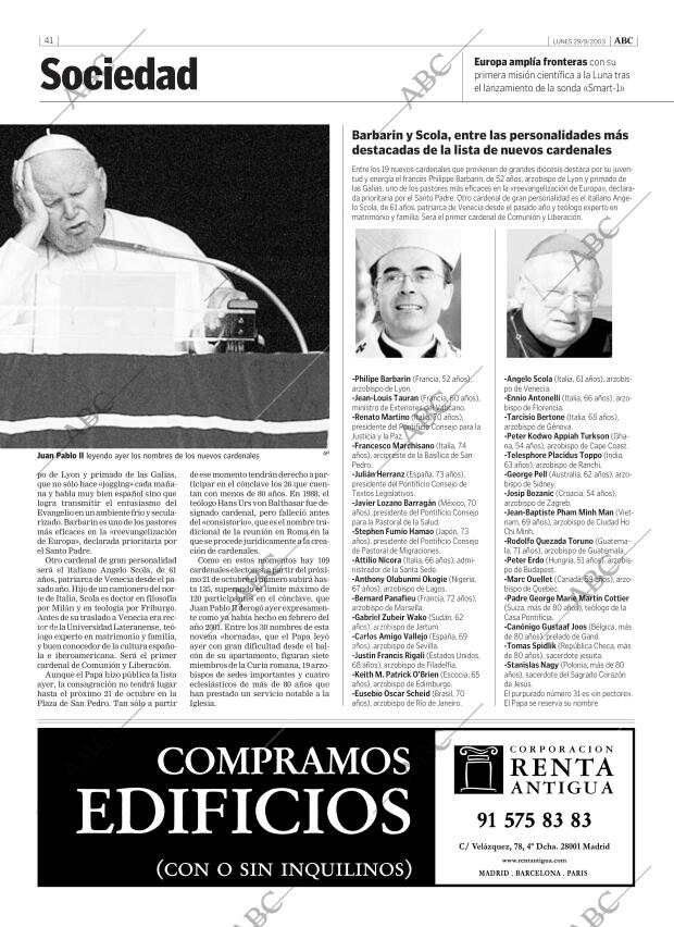 ABC MADRID 29-09-2003 página 41