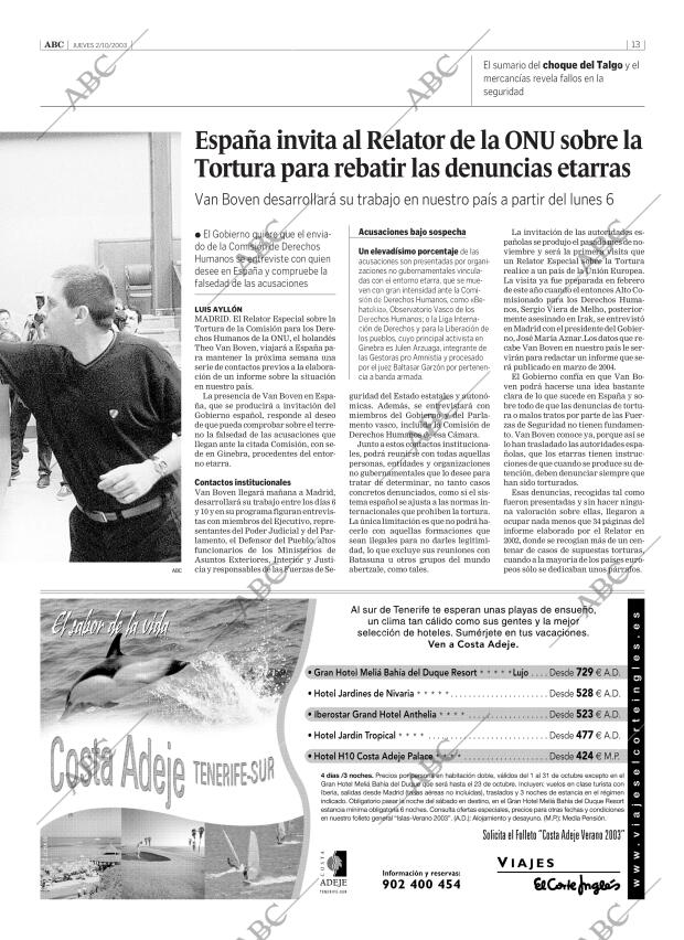 ABC SEVILLA 02-10-2003 página 13