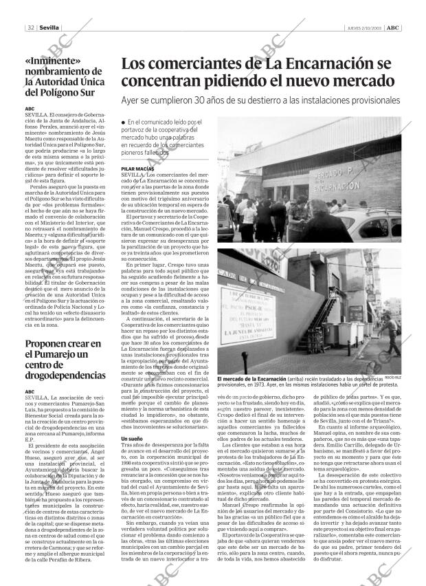 ABC SEVILLA 02-10-2003 página 32