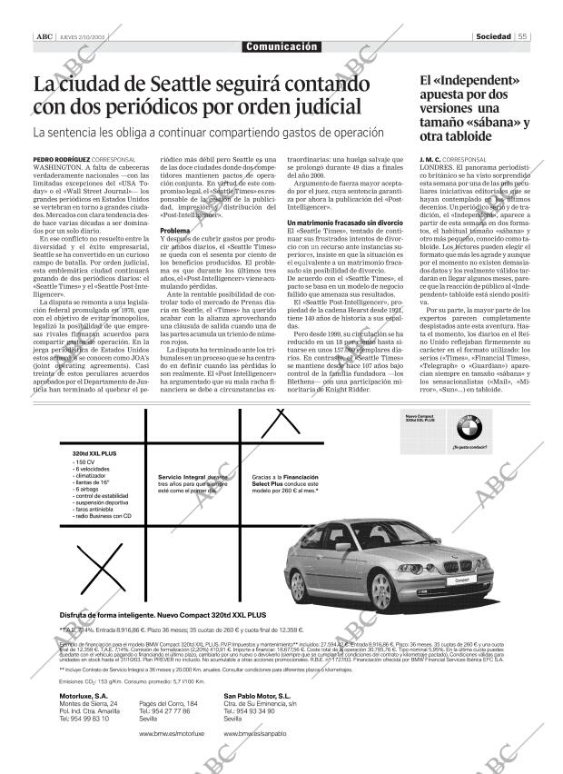 ABC SEVILLA 02-10-2003 página 55