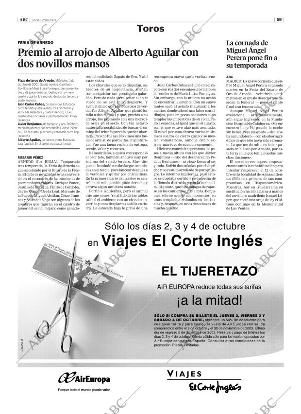 ABC SEVILLA 02-10-2003 página 59