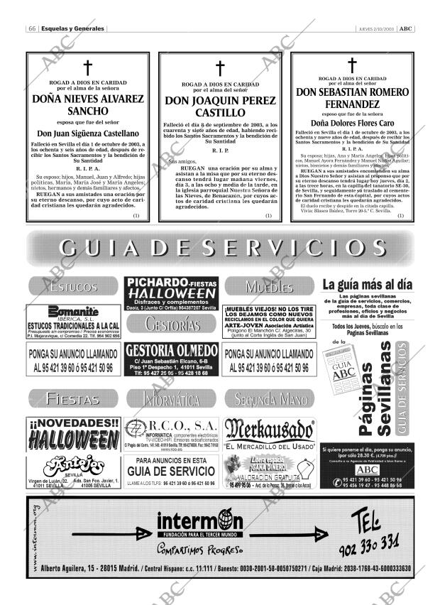 ABC SEVILLA 02-10-2003 página 66