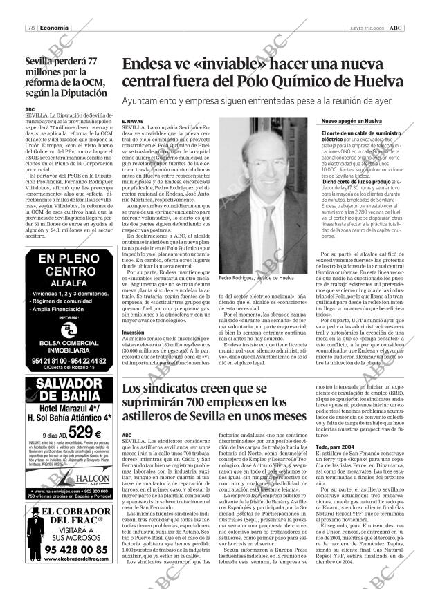 ABC SEVILLA 02-10-2003 página 78