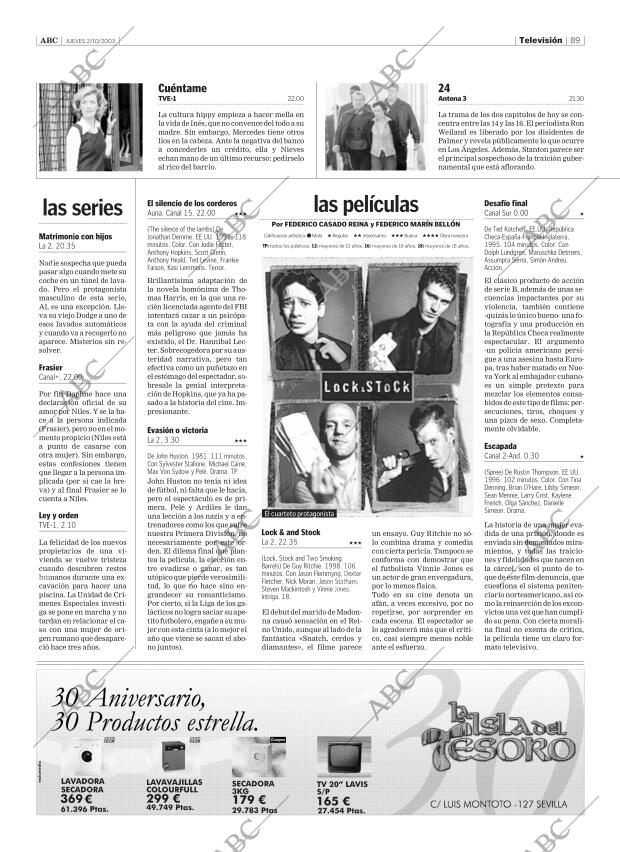 ABC SEVILLA 02-10-2003 página 89
