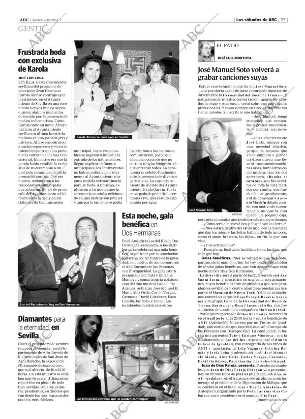 ABC SEVILLA 04-10-2003 página 97