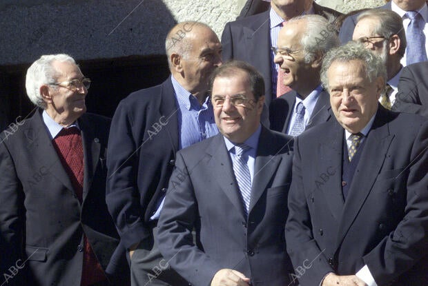 reunión de los Padres de la constitución en el parador de Gredos para conmemorar...