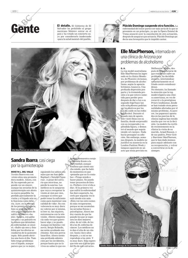 ABC MADRID 08-10-2003 página 100
