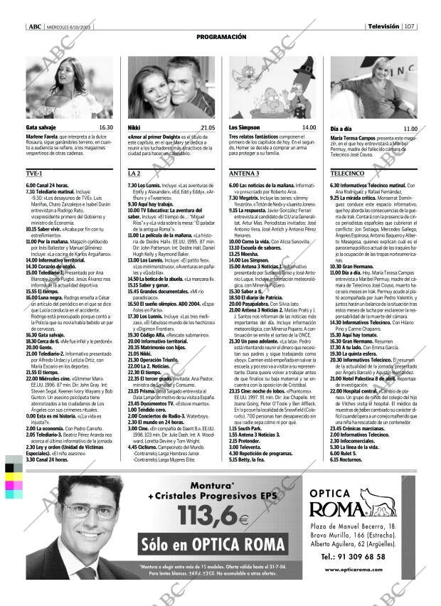 ABC MADRID 08-10-2003 página 107