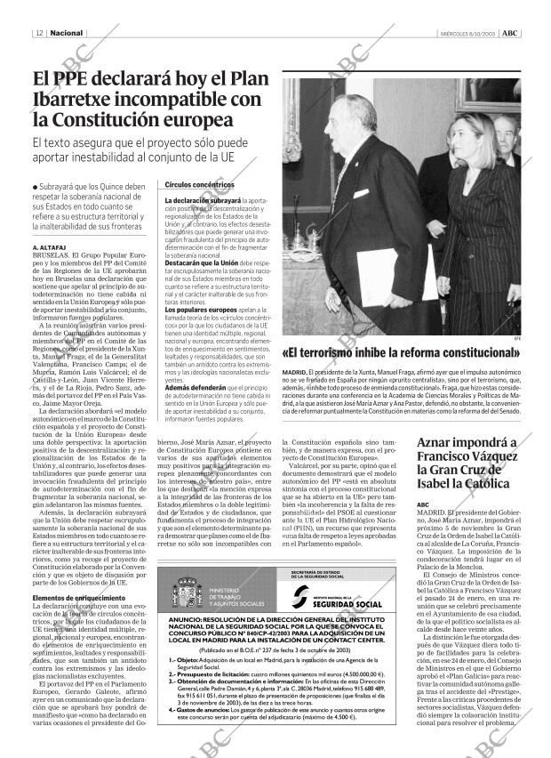 ABC MADRID 08-10-2003 página 12