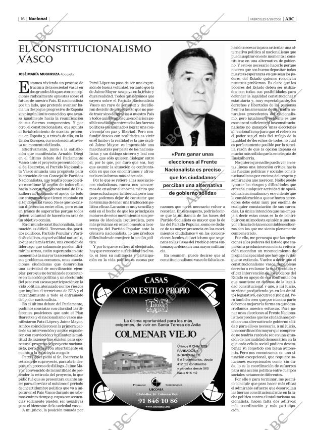 ABC MADRID 08-10-2003 página 16