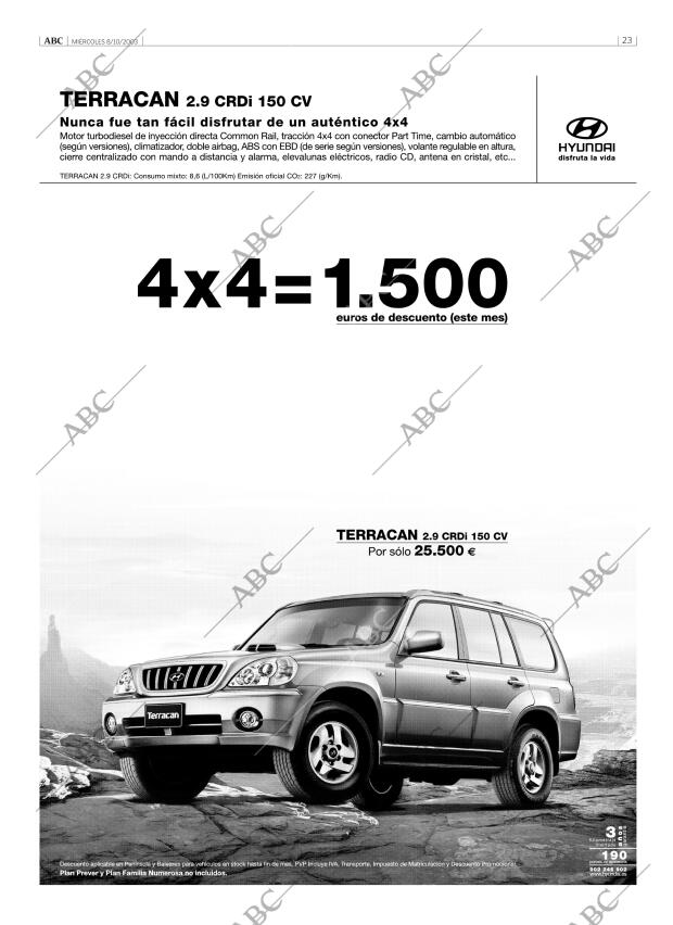 ABC MADRID 08-10-2003 página 23