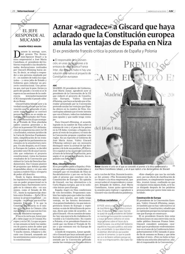 ABC MADRID 08-10-2003 página 28