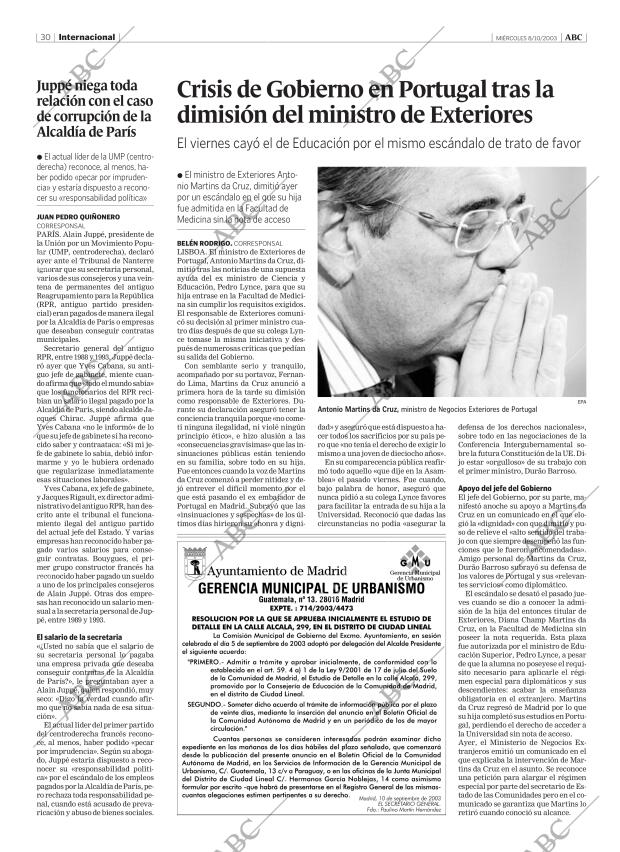 ABC MADRID 08-10-2003 página 30