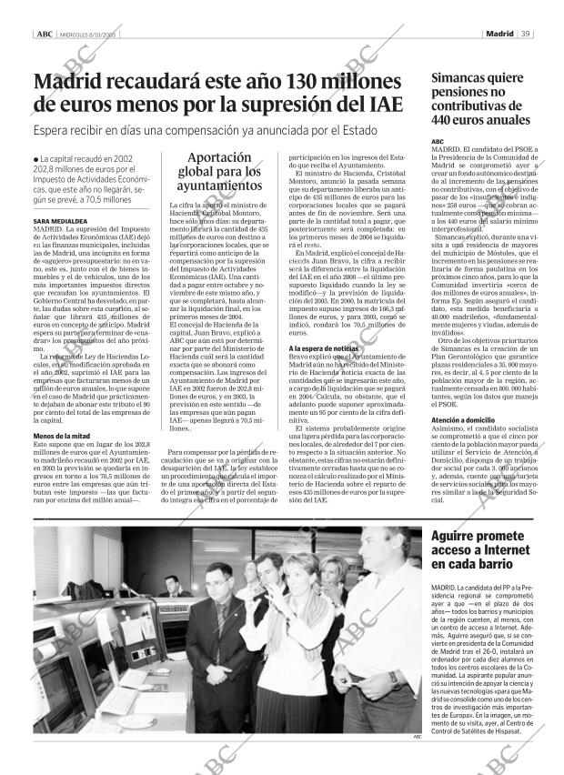 ABC MADRID 08-10-2003 página 39