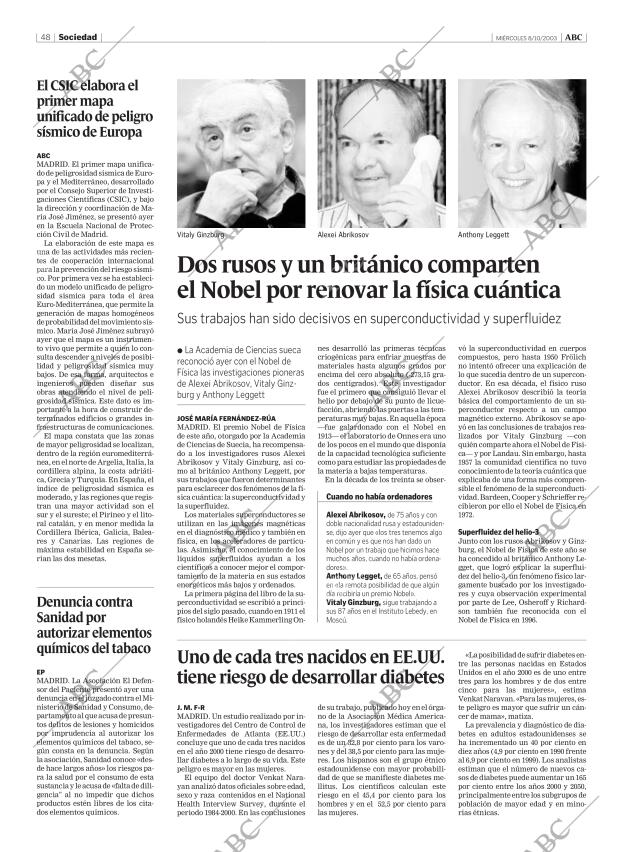 ABC MADRID 08-10-2003 página 48