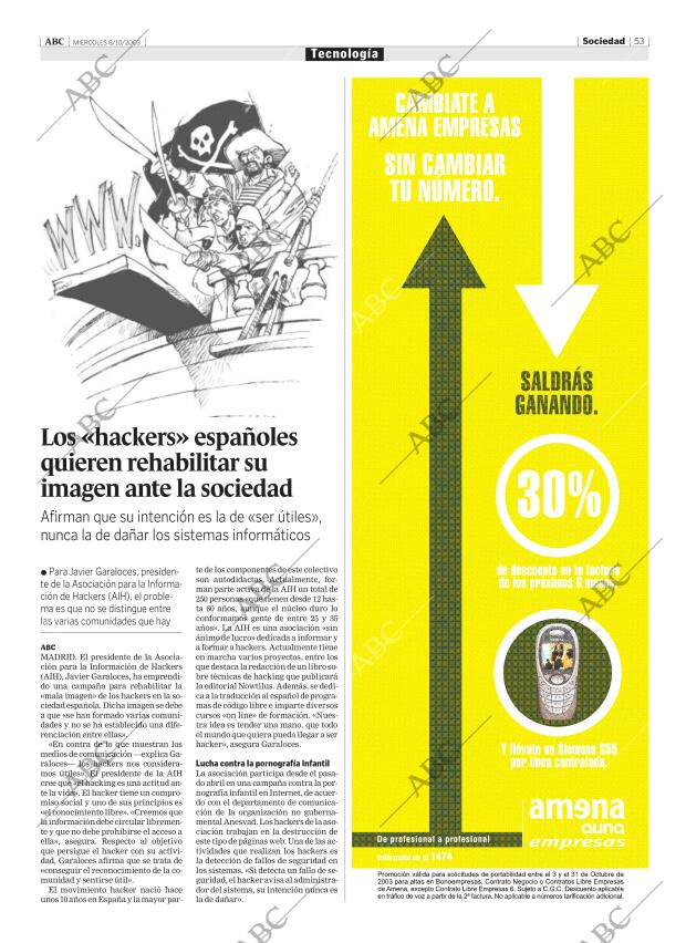 ABC MADRID 08-10-2003 página 53