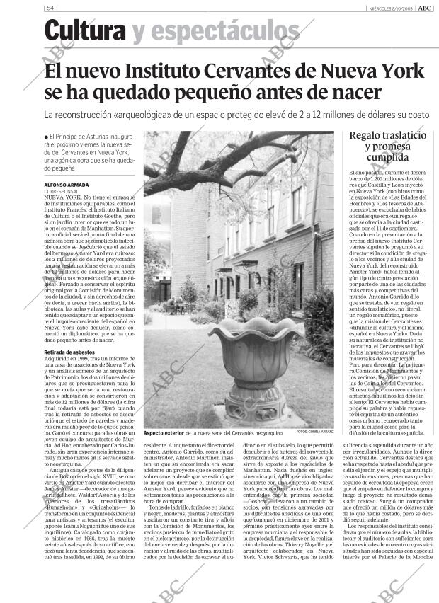 ABC MADRID 08-10-2003 página 54