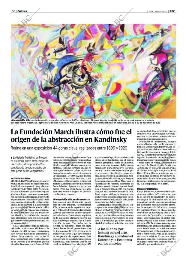 ABC MADRID 08-10-2003 página 56