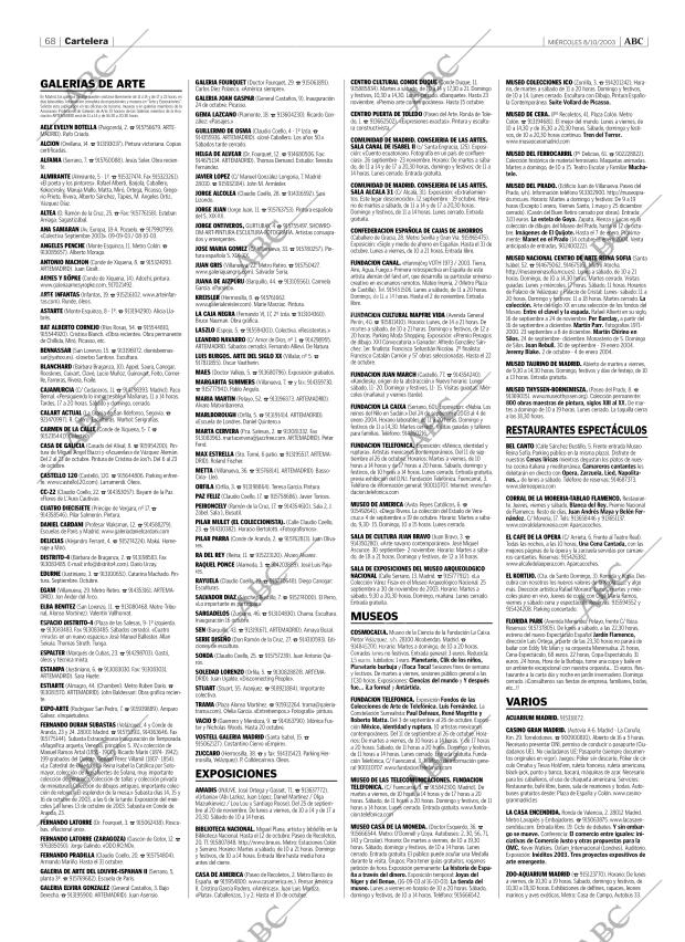 ABC MADRID 08-10-2003 página 68